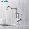 Single Handle Brass Mixer Faucet Brass kitchen faucet with soap dispenser Manufactory